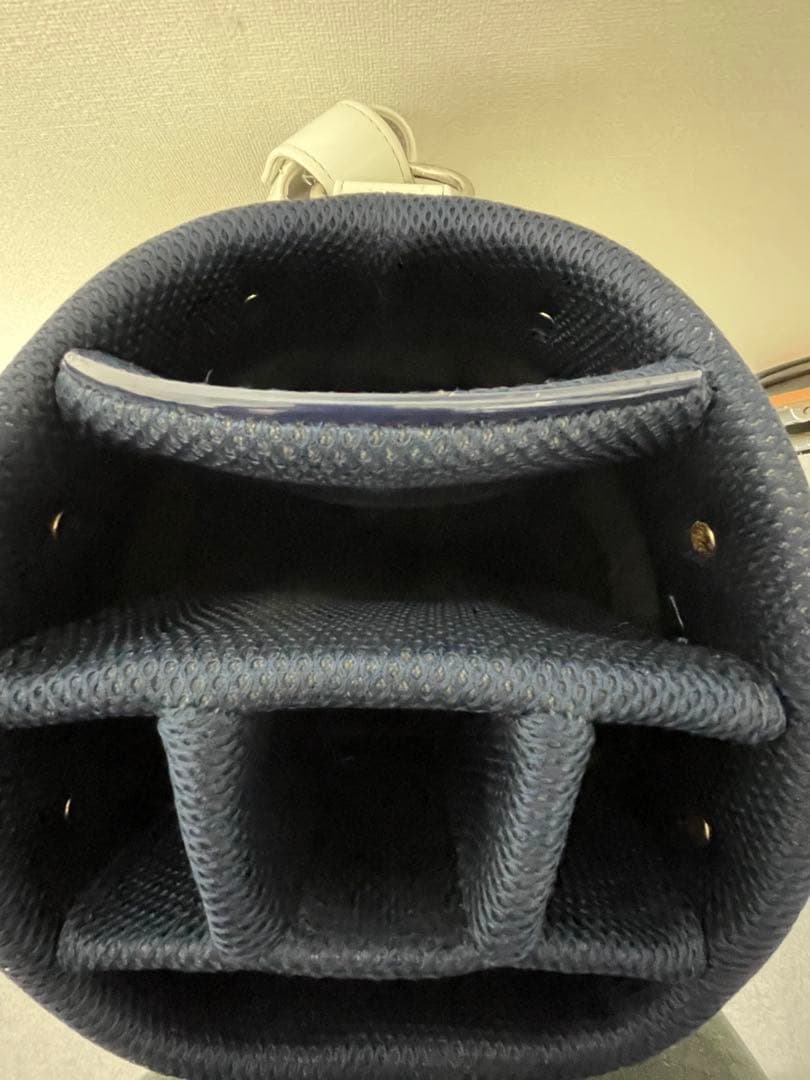 FIDRA キャディバッグ ホワイト・ネイビー