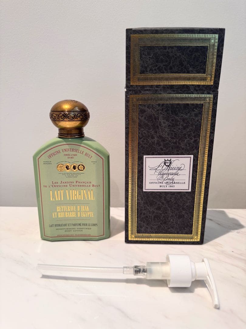 【新品】Bulyレ・ヴィルジナル ベトラーヴ・ディラク箱＆ポンプ付き 人気の香り