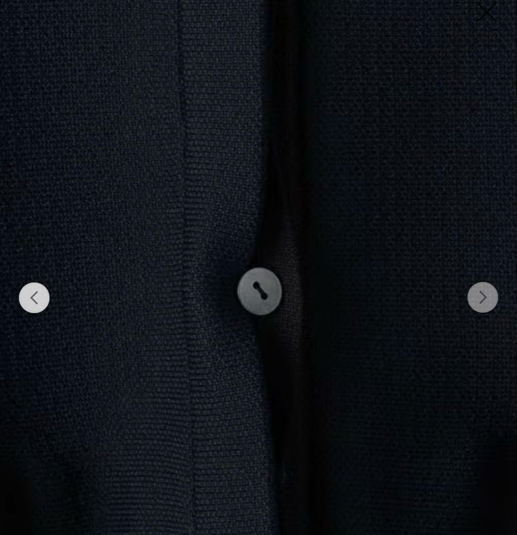 UNITED ARROWS リボンブローチニットベスト　ネイビー