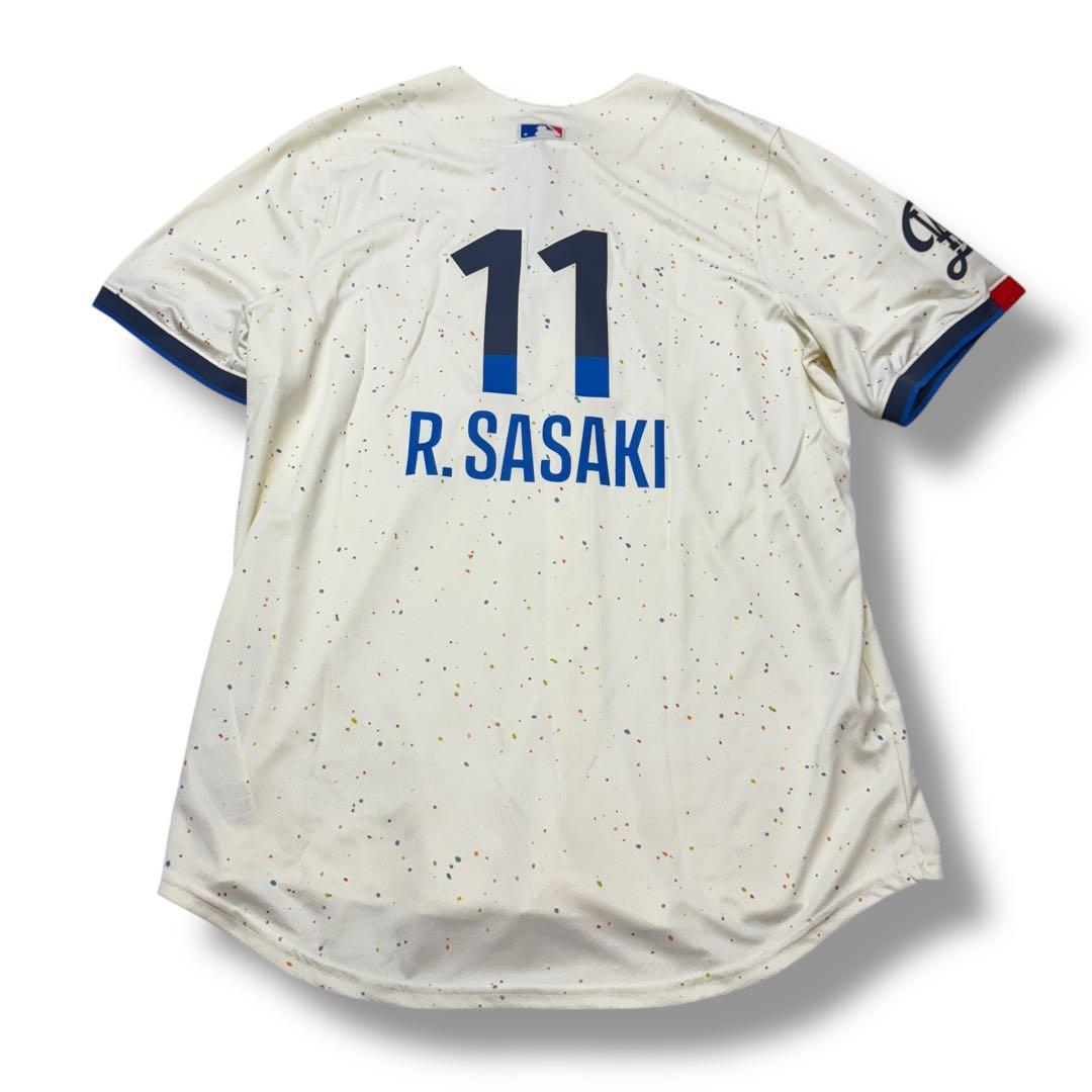 未使用タグ付　ドジャース　1631 シティコネクト ユニフォーム　佐々木郎希