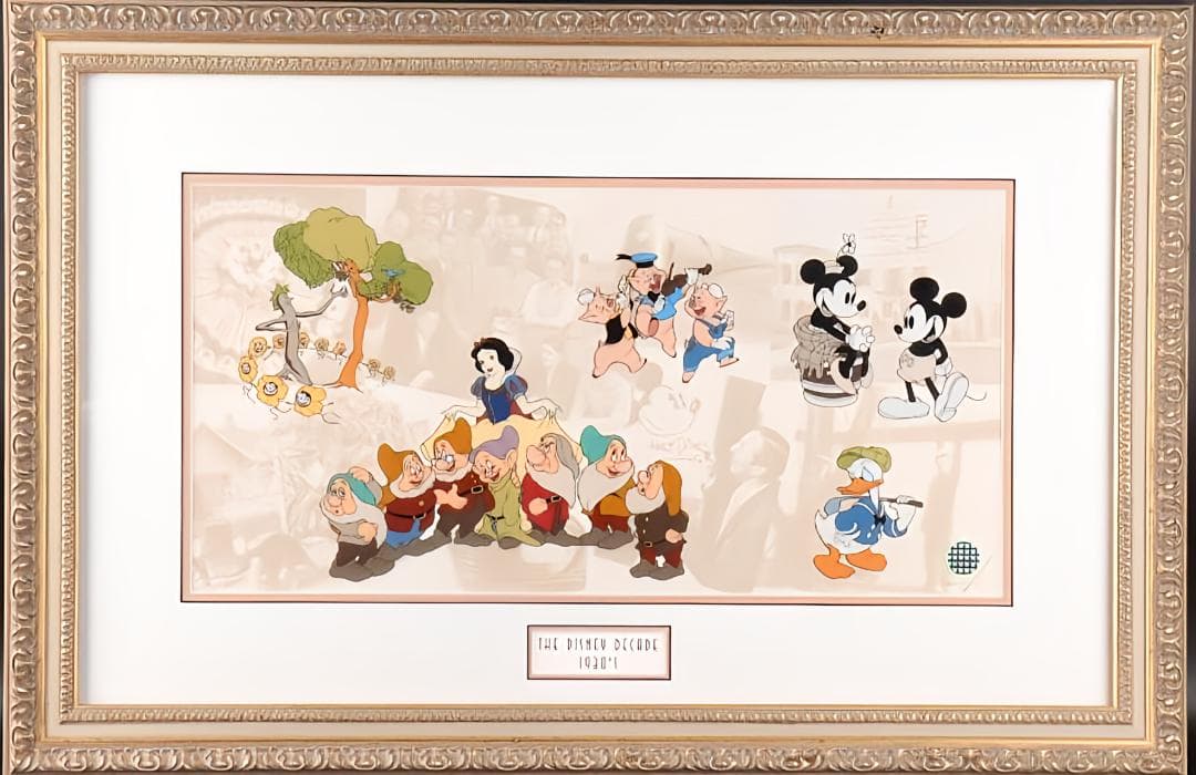 【超 希少】ディズニー セル画 1930‘s　オールスター