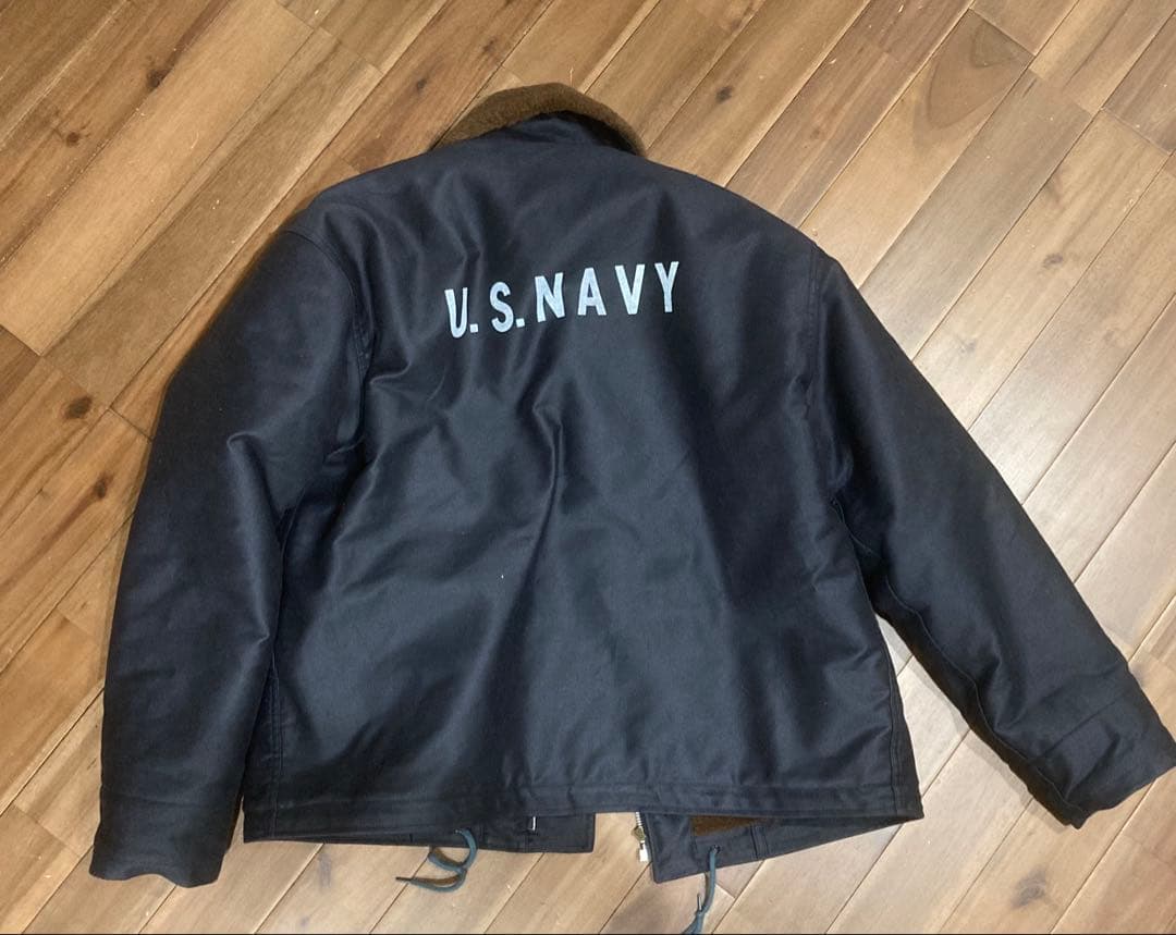 アルパカ100% N-1 デッキジャケット 48 日本製 WAIPER.inc