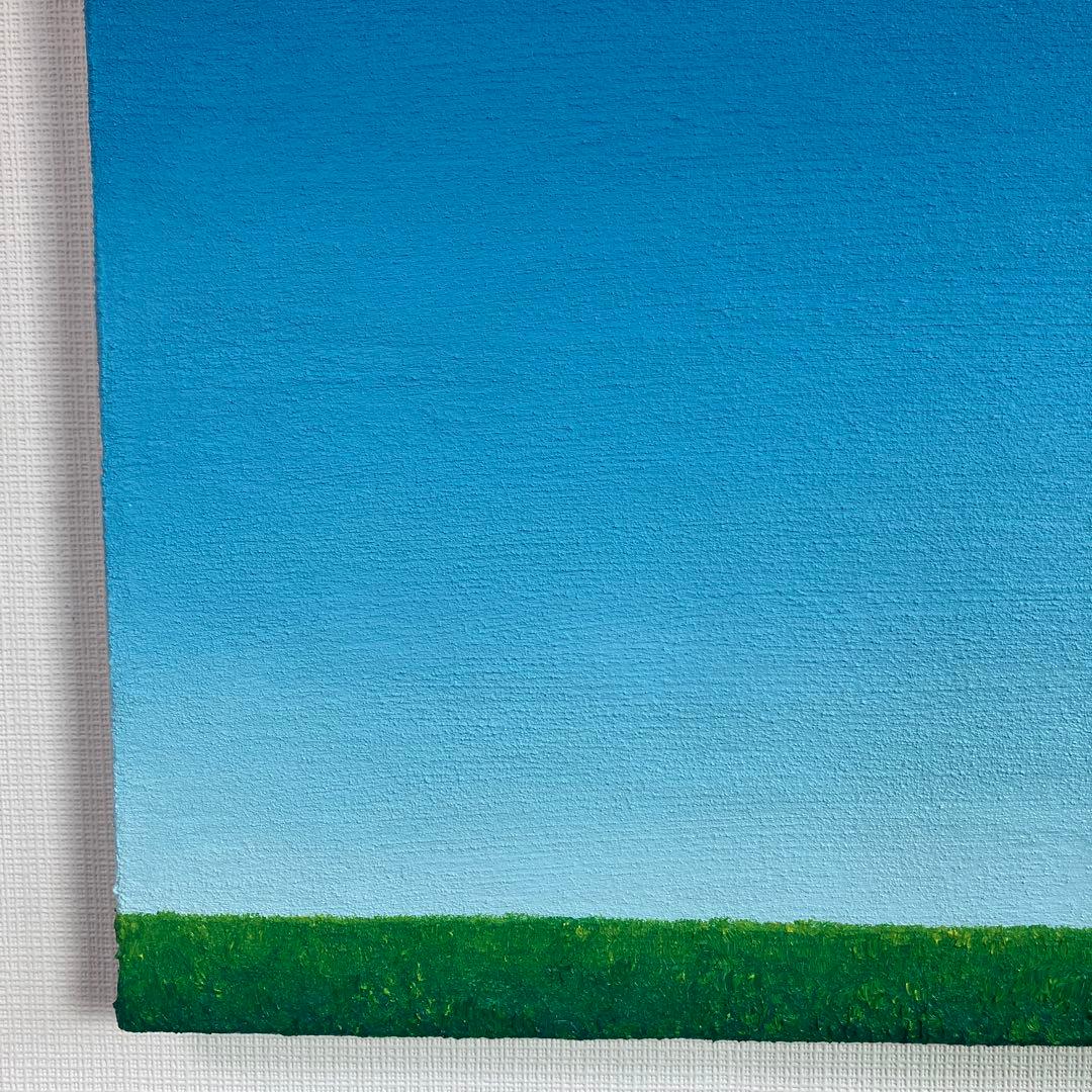 絵画　油絵　原画　木のある風景　風景画　Ｆ8サイズ　Ｓ.I