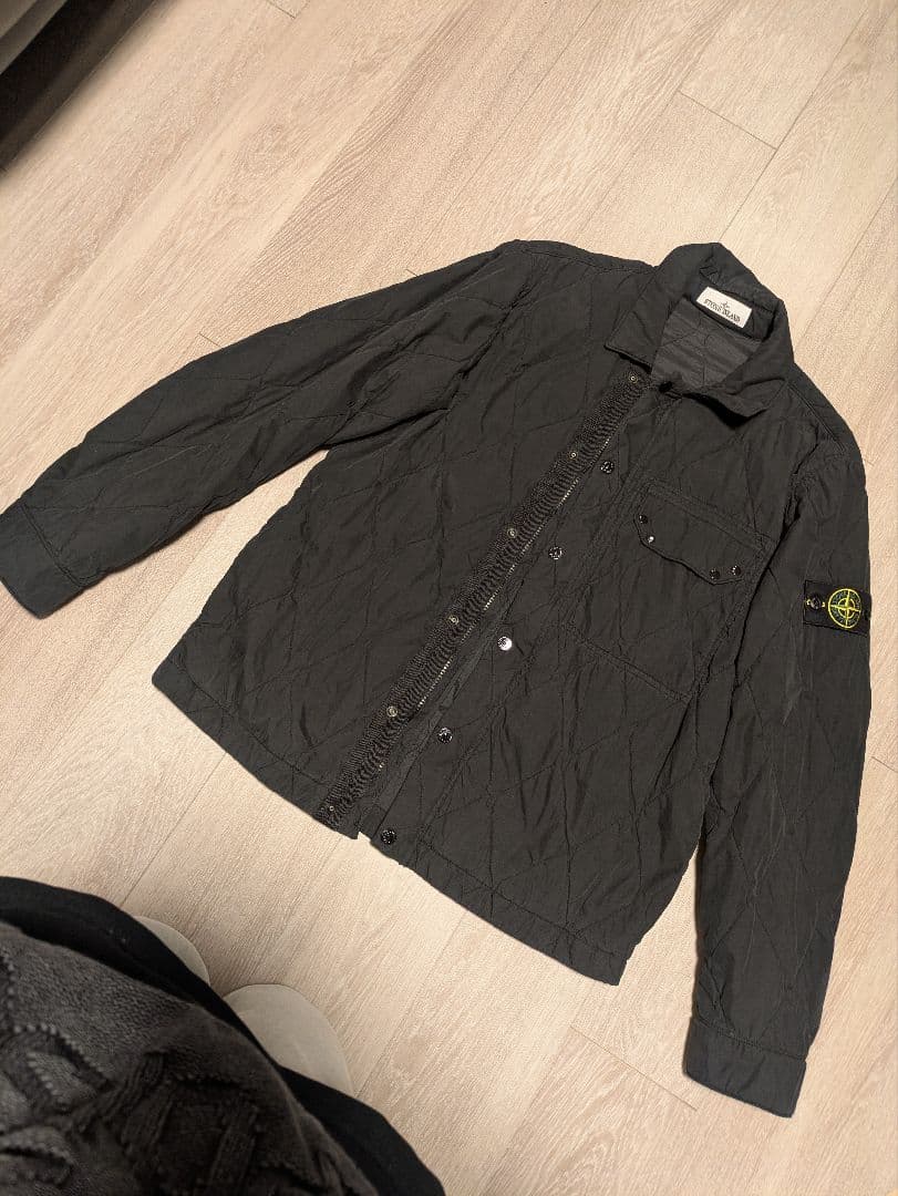 ストーンアイランド キルティング ナイロンジャケット　M