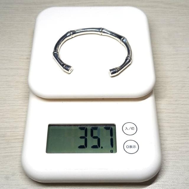 こ様 グッチ バンブー バングル ブレスレット シルバー 925 ヴィンテージ