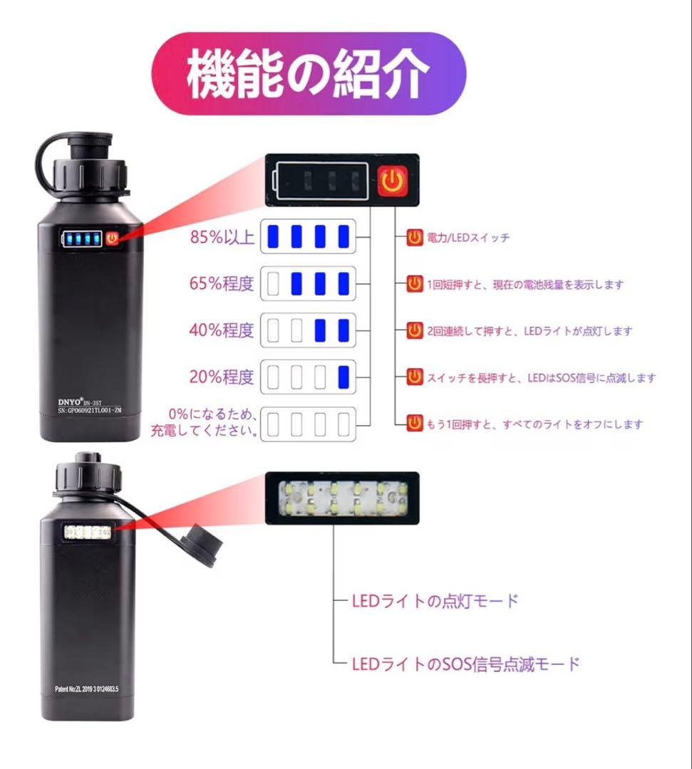 シマノ 22ビーストマスター2000 リチウムイオンバッテリー10000mAh