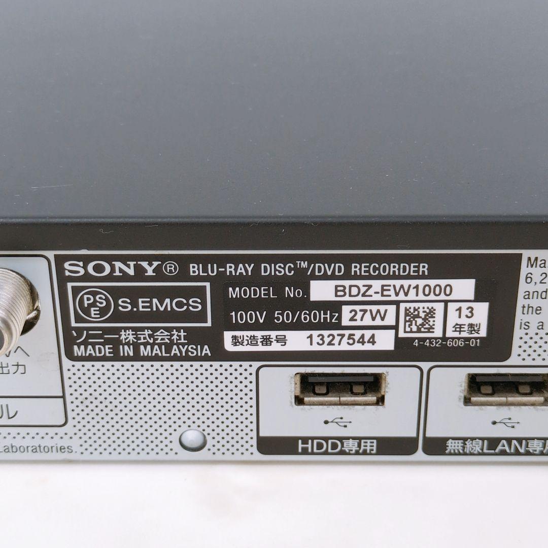 SONY ブルーレイプレーヤー　BDZ-EW1000
