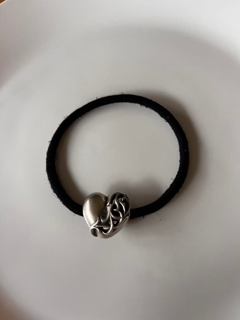 CHROME HEARTS クロムハーツ ハート ヘアゴム ブレスレット 925