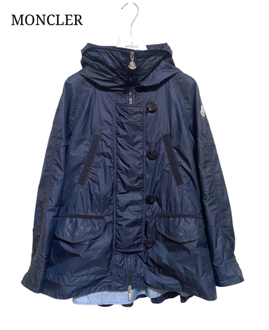 値下げ＊MONCLER モンクレール＊LEFOL スプリングコート 背面プリーツ