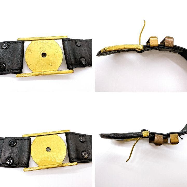 VERSACE ヴェルサーチ メデューサ ゴールド金具ベルト サイズ 65/26