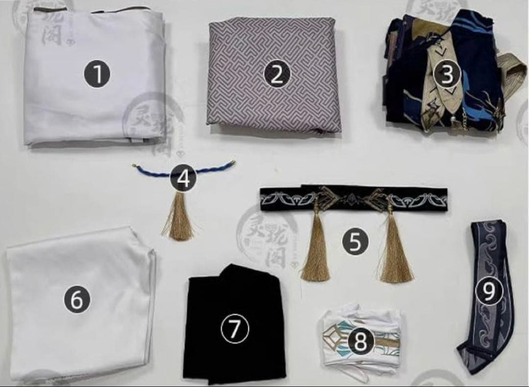 叶様　恋と深空　九黎　コスプレ衣装　フルセット　Mサイズ