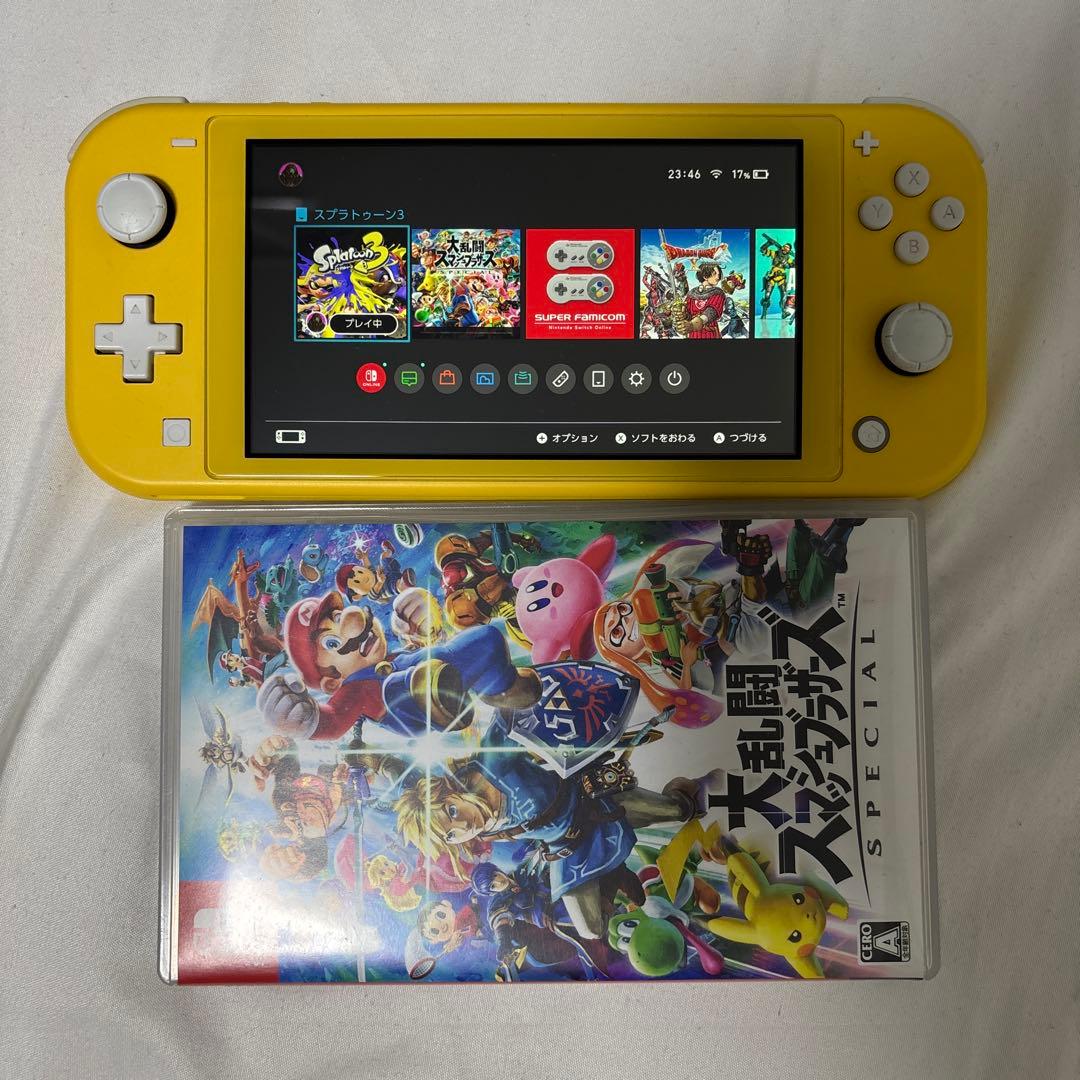 Nintendo Switch Lite+大乱闘スマッシュブラザーズ+スプラ3