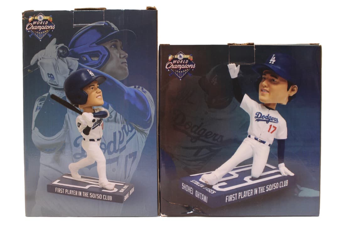 大谷翔平 選手 50/50 クラブ　ボブルヘッド セット　ホームラン/盗塁