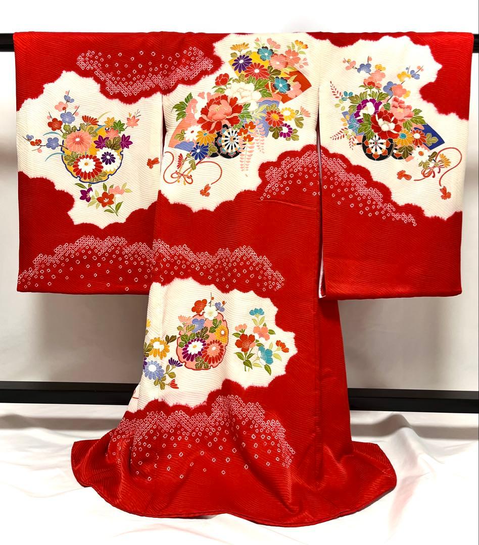 【美おり】MG52010 女の子 宮参着＋長襦袢セット お宮参り 熨斗目 正絹