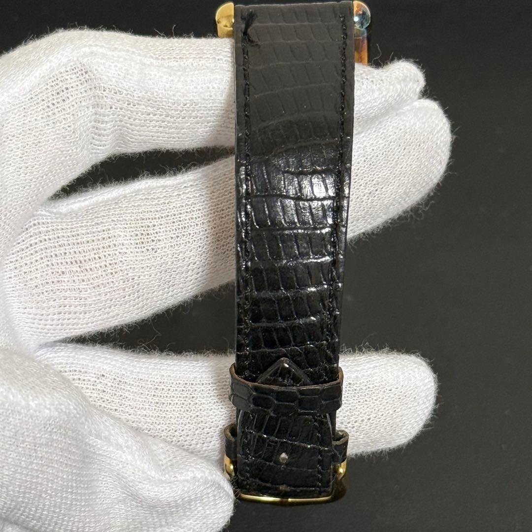 カルティエ Cartier マストタンク 黒文字盤 腕時計