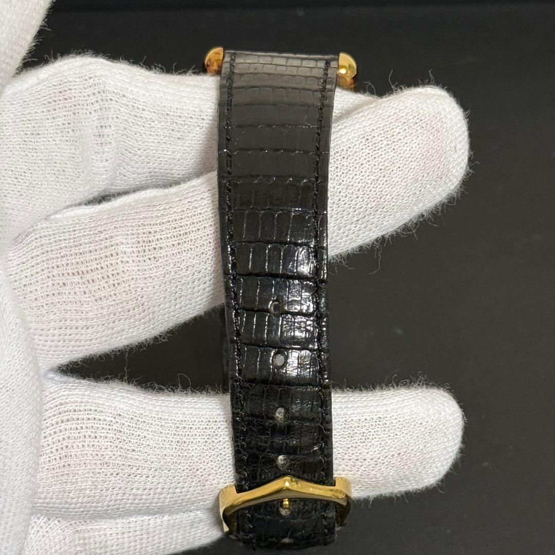 カルティエ Cartier マストタンク 黒文字盤 腕時計