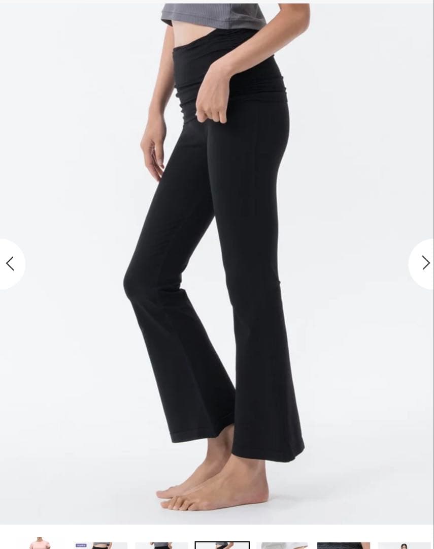 【SUKALA】ルーシュドウエストフレアレギンス　Sサイズ