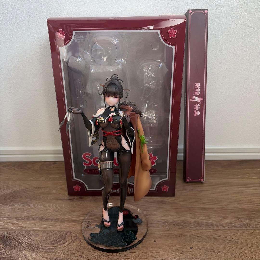 勝利の女神：NIKKE サクラ 黒夜密行 1/7 完成品フィギュア 豪華版