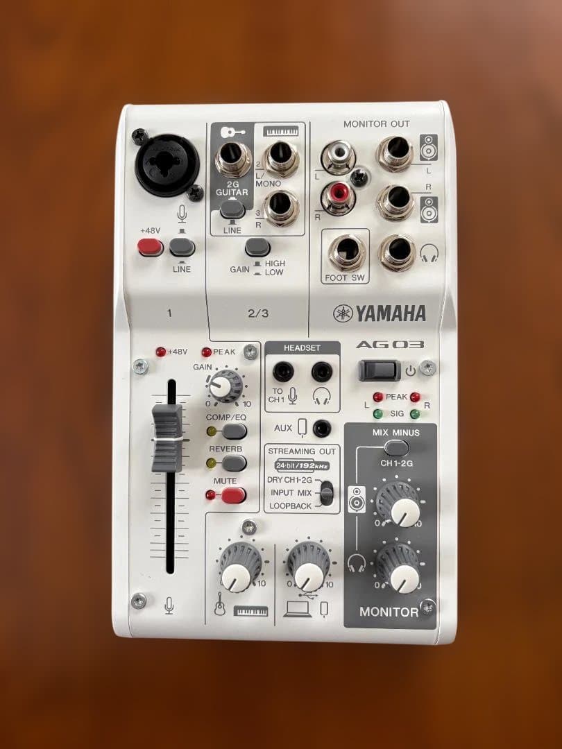 【美品】Yamaha AG03MK2 (純正箱・専用ハードケース付)