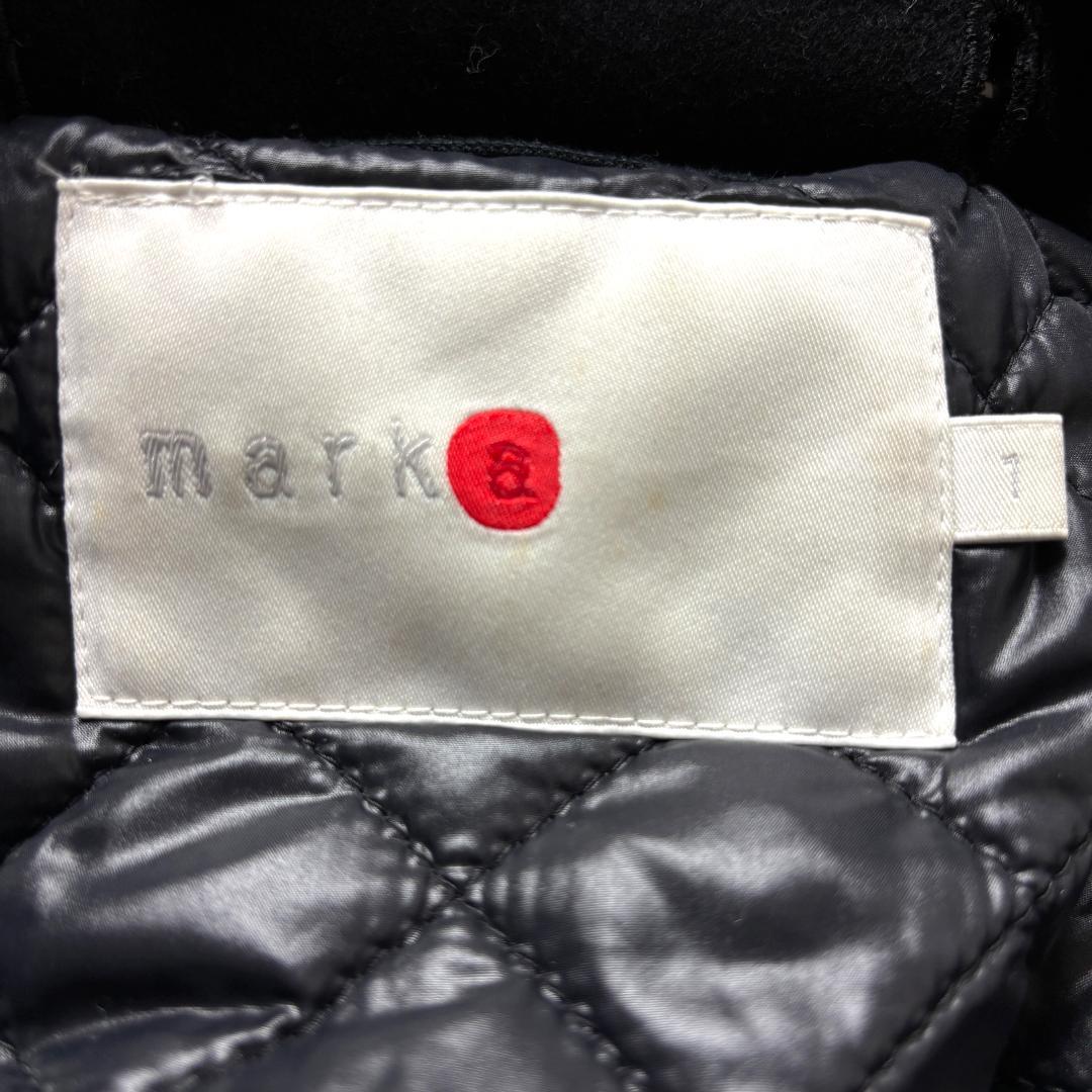 マーカ marka 中綿 S モッズコート ウール コヨーテ ファー 1 黒