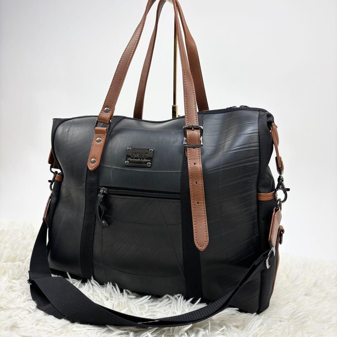 『未使用級！』SEAL シール 2way ボストンバッグ ショルダー ブラック