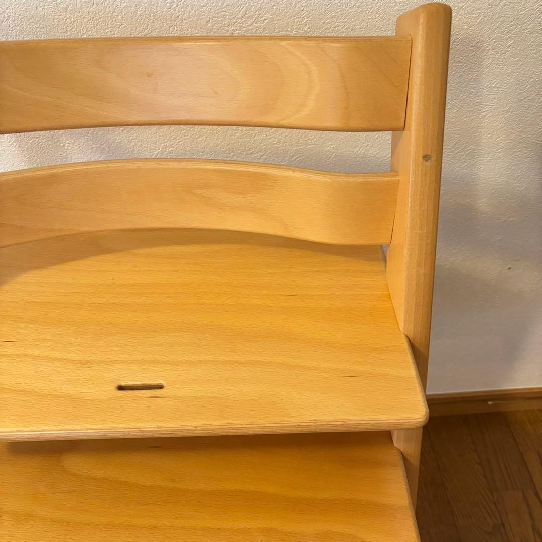 ストッケ　トリップ トラップ　ベビーチェア+ベビーセット　ナチュラル　S/N.4