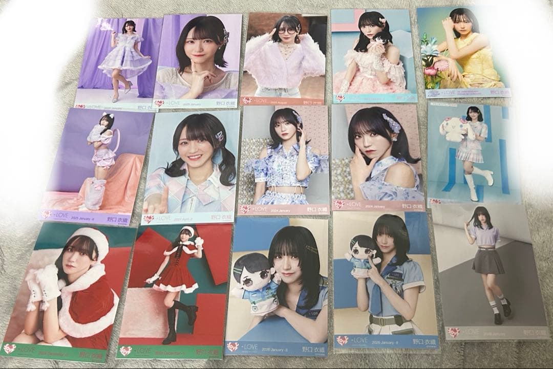 【野口衣織】生写真まとめ売り＋4カット/封入付き