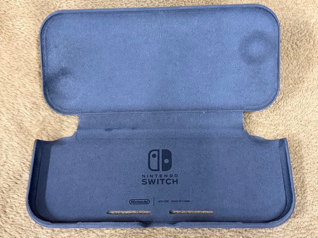 【ケース付】Nintendo Switch Lite グレー 保護ガラス貼付