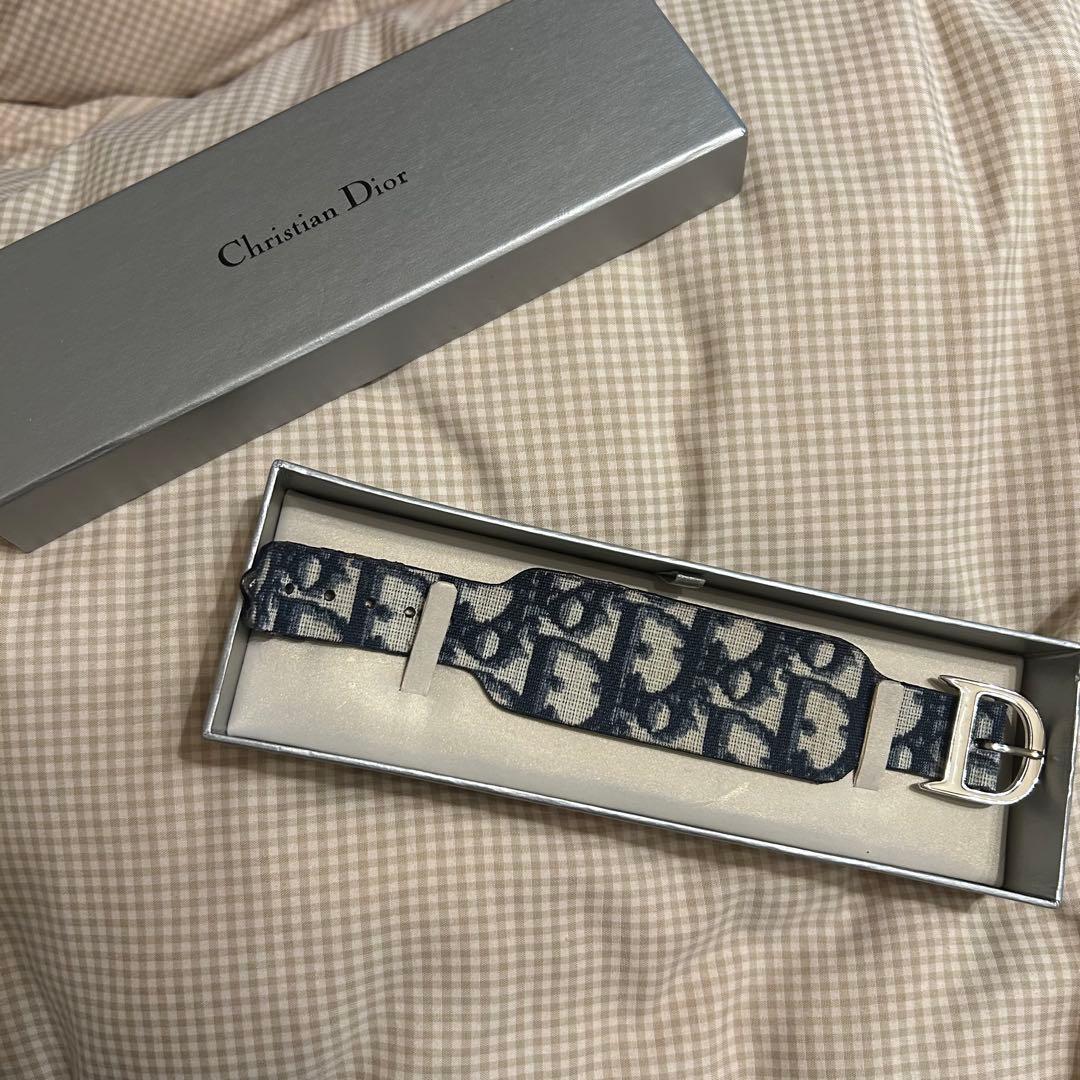 最初値下げ‼️クリスチャンディオール　Dior ロゴ 金具　トロッター　バングル