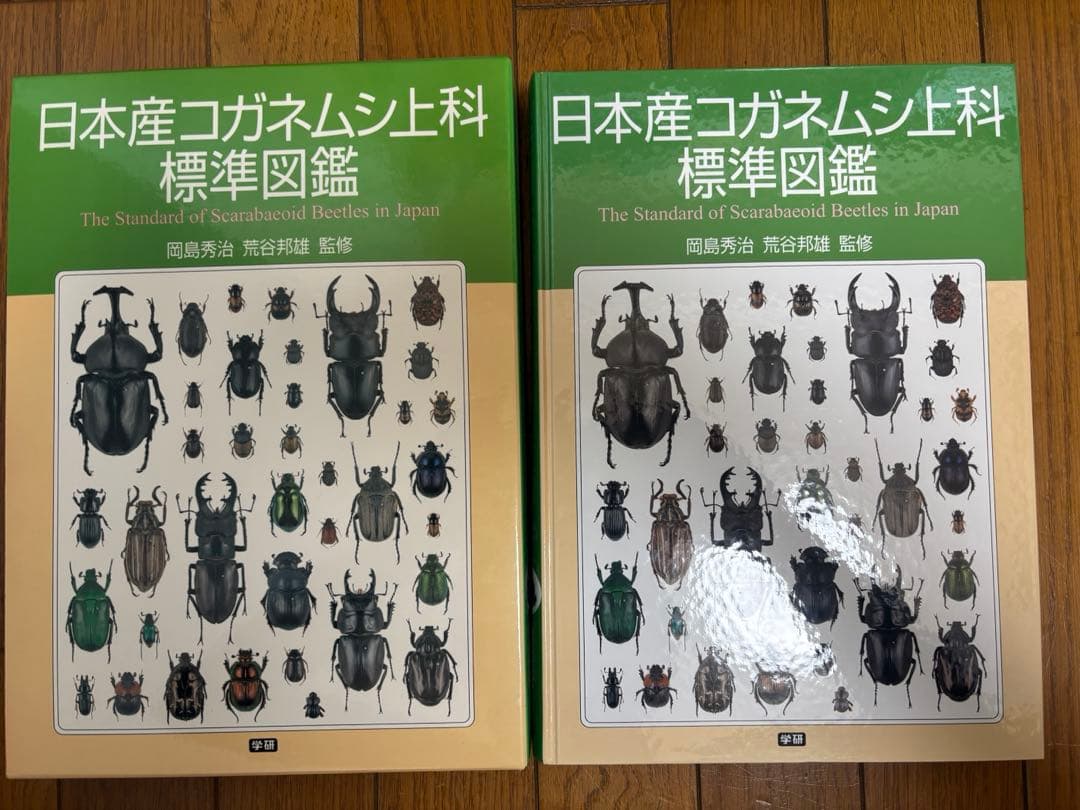 日本産コガネムシ上科標準図鑑 箱付き　初版　図説