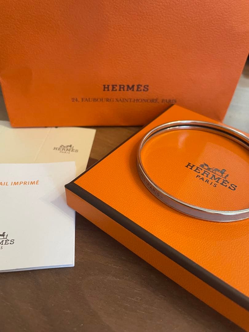 【最終値下げ】HERMES ブレスレット ユニ マロングラッセ(シルバー)