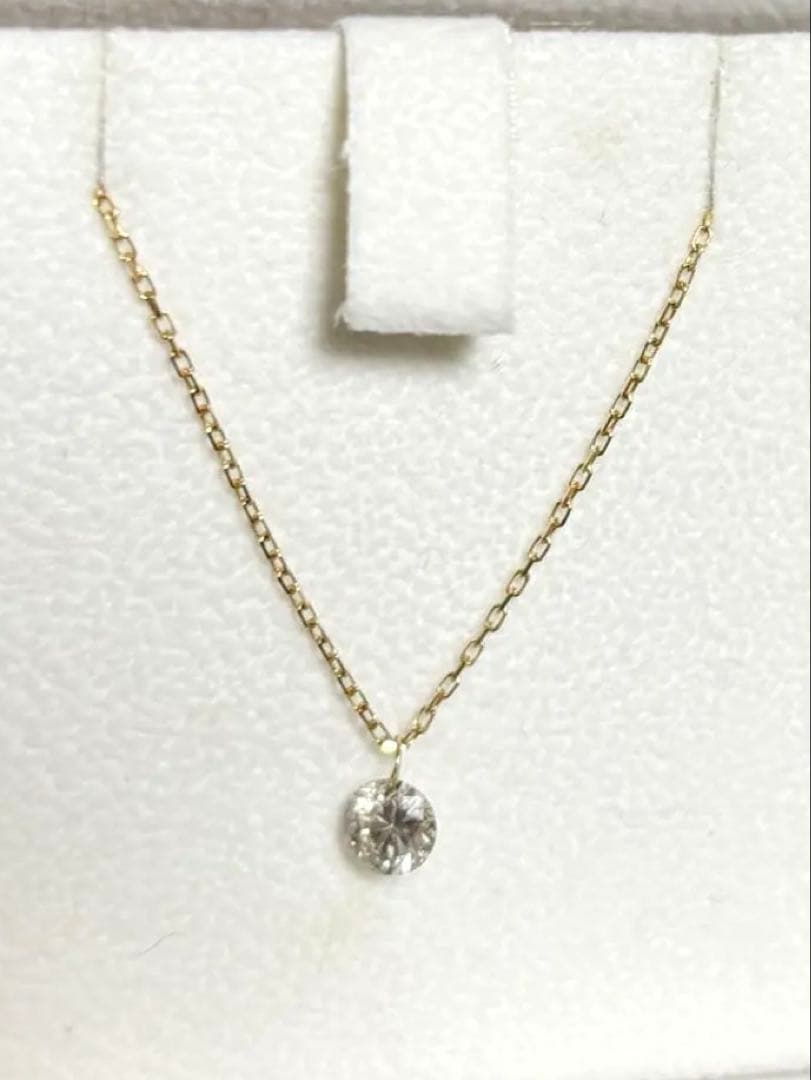 こころんNudie Diamond一粒ダイヤモンド　ネックレス