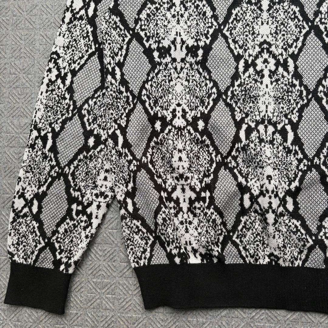 wacko maria ニットポロ 長袖 パイソン supreme wtaps