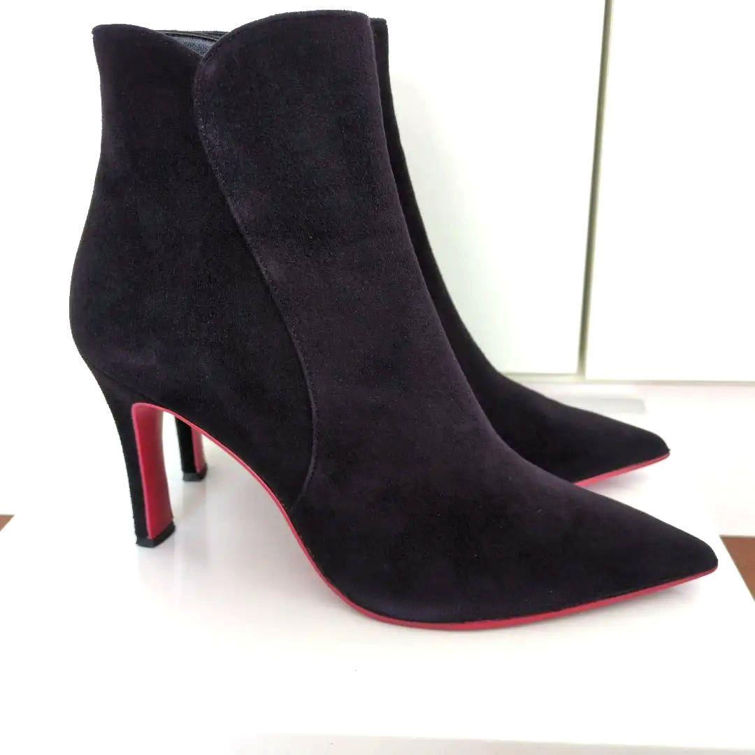 ダイアナ ショートブーツ スエードシルキー