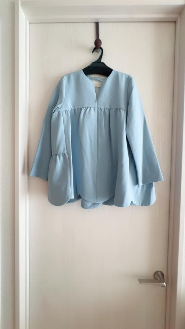 ビンナビ bitnabi 美人トップス長袖（ブルー）授乳服 新品