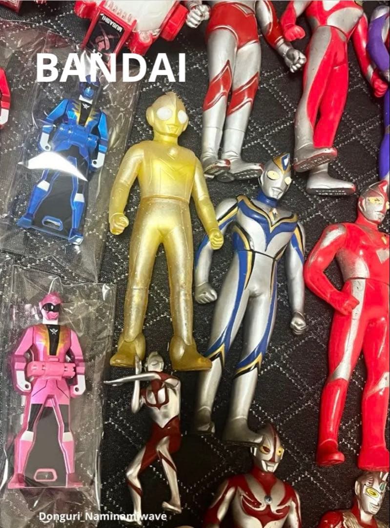 ウルトラマン・仮面ライダー・戦隊ヒーロー ソフビ特撮玩具のジャンク　まとめ売り