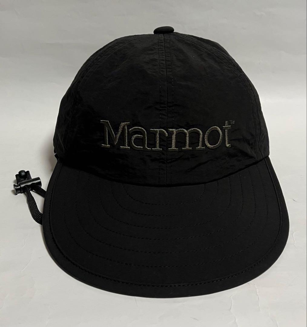 Marmot ロングビル キャップ ブラック 黒