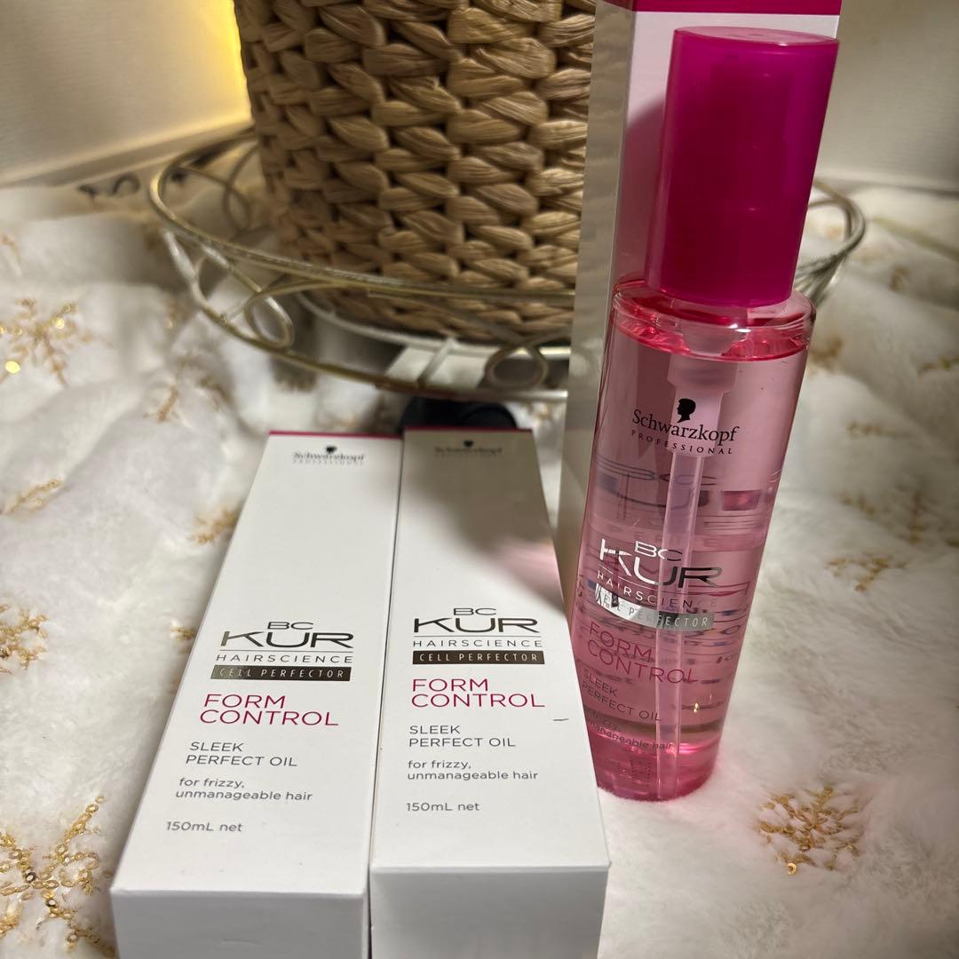 リンス・コンディショナー BCKUR FORM CONTROL SLEEK PERFECT OIL 3x