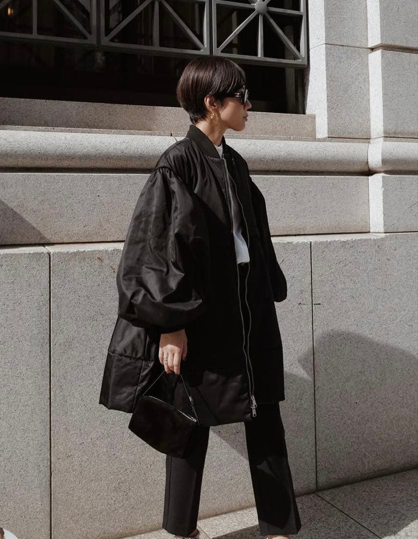 machattトップサーモフォルムコートBlack