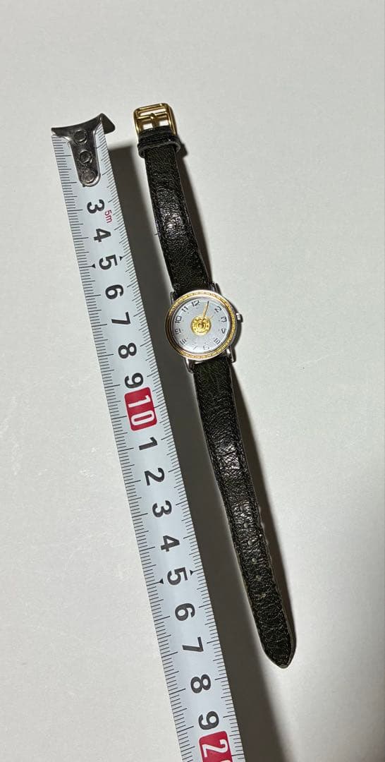 HERMES セリエ　時計 ホワイト/ゴールド