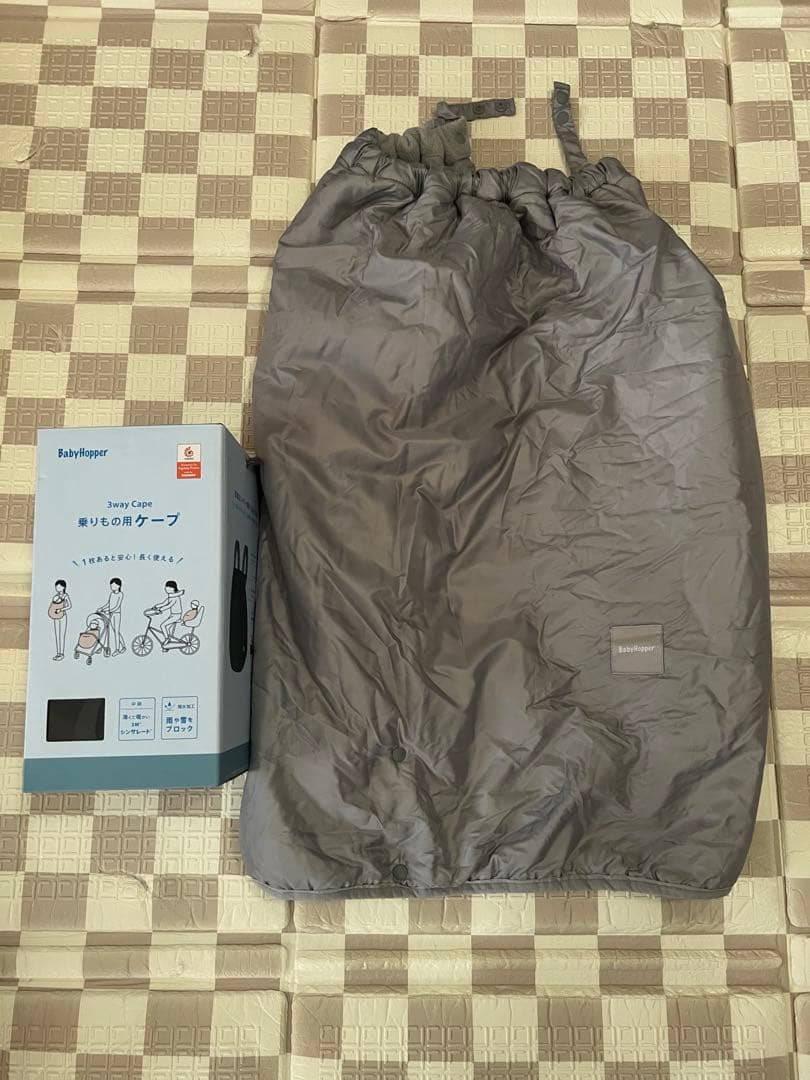 エルゴ　オムニブリーズ　グラファイトグレー　ケープ付き