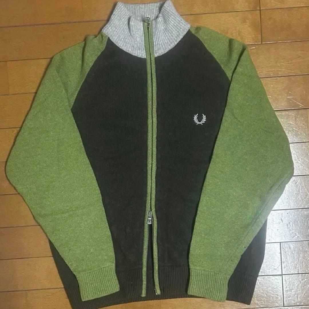 FRED PERRY フレッドペリー ドライバーズニット ジップニット