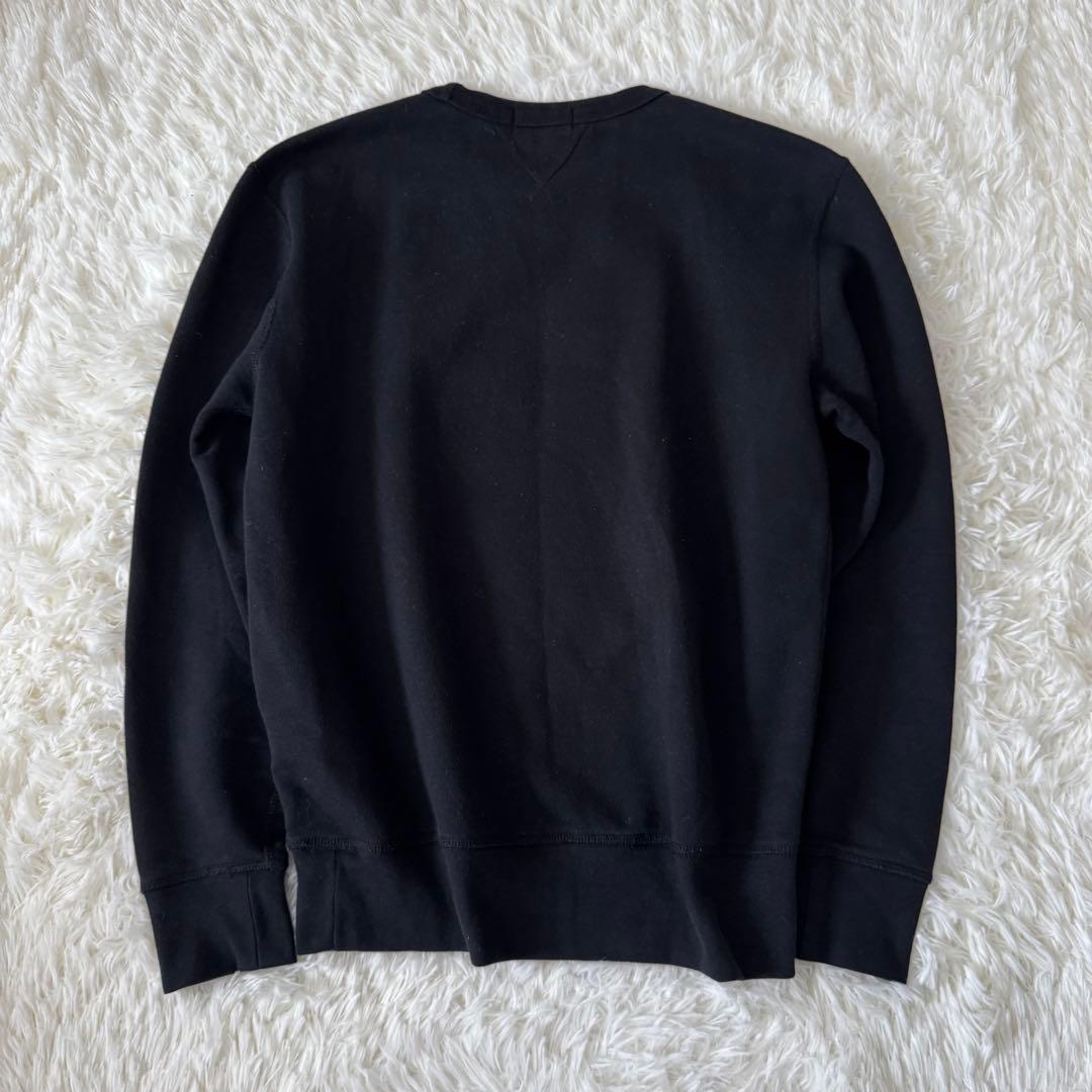 ポロラルフローレン ポロベア スウェット 裏起毛 星条旗 黒 美品