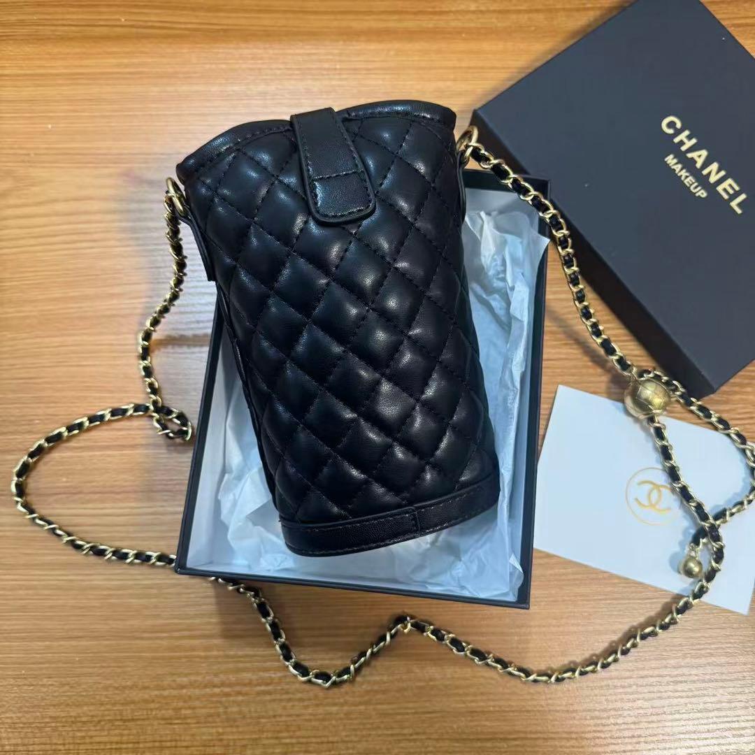 VIP限定 ノベルティ バケツチェーンショルダーバッグ ブラック