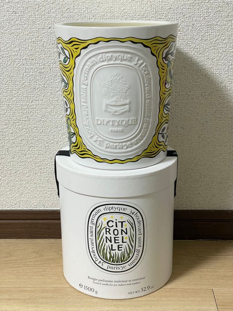 【未使用】diptyque シトロネル エクストララージキャンドル 1.5kg