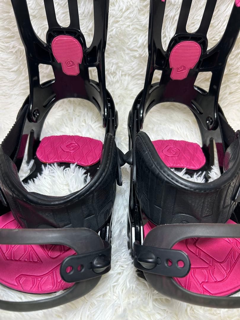 SALOMON ビンディング　スノボ　レディース　ブラックピンク　M