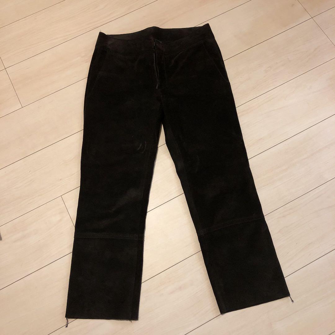 GUCCI スエードレザーパンツ　ブラウン　トムフォード期