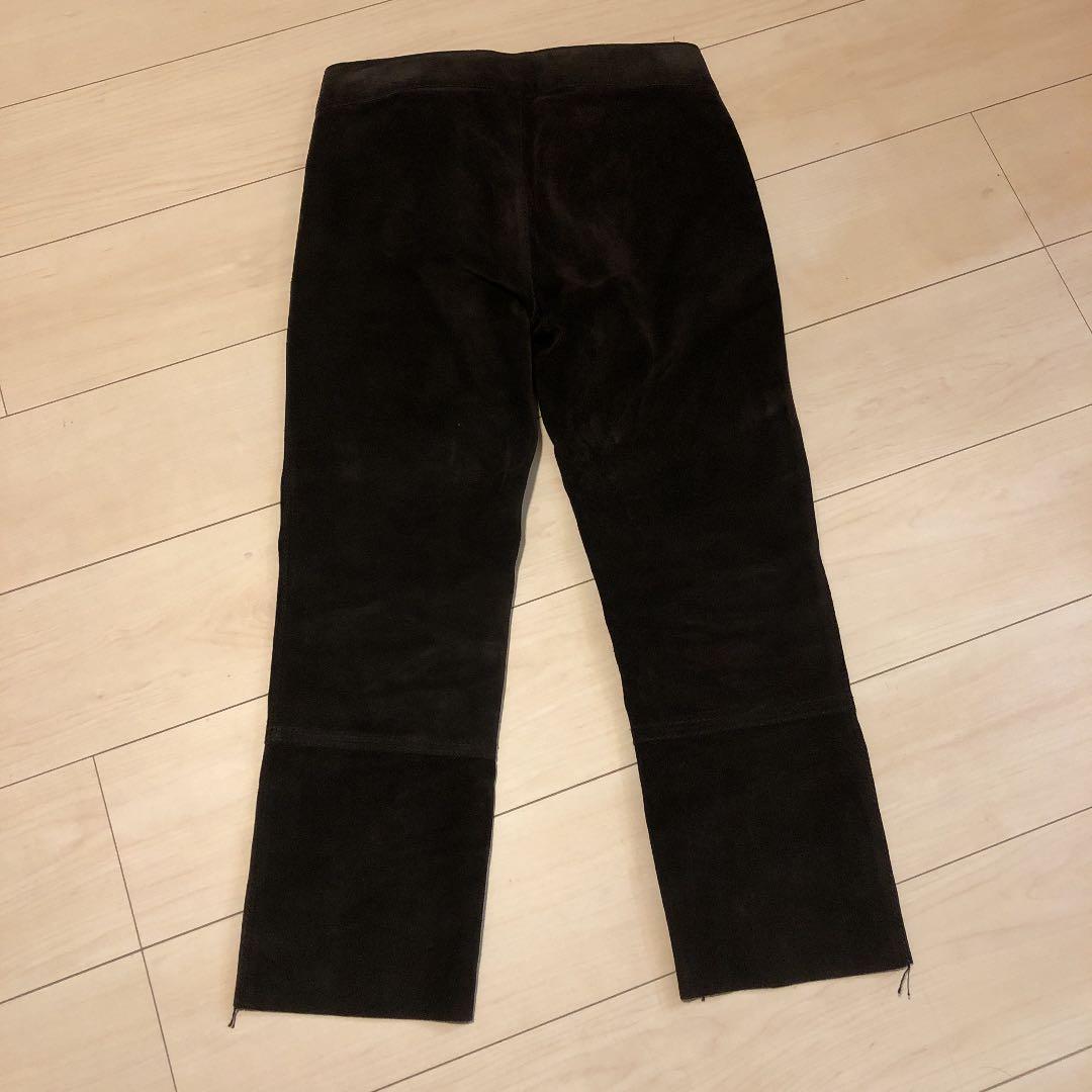 GUCCI スエードレザーパンツ　ブラウン　トムフォード期