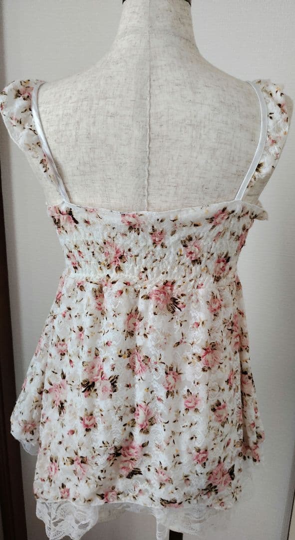 LIZ LISA ビッグリボン 花柄キャミソール