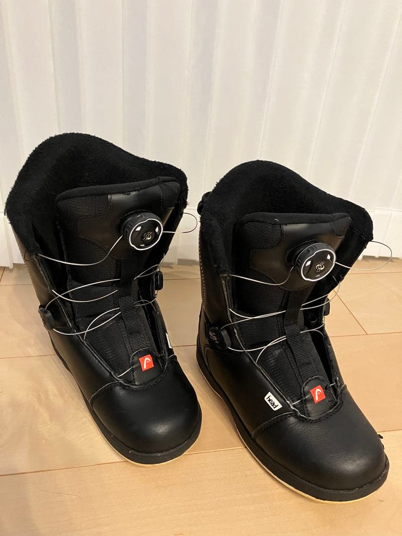 HEAD 【美品】　22.5〜23.5子供用スノーボードブーツ（ケース付き）